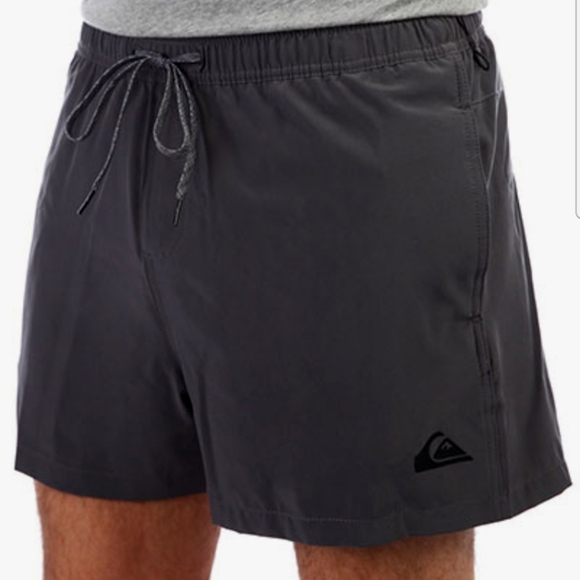 Quiksilver Other - NWT Quiksilver Gray DryFlight Shorts with Elastic Waistband